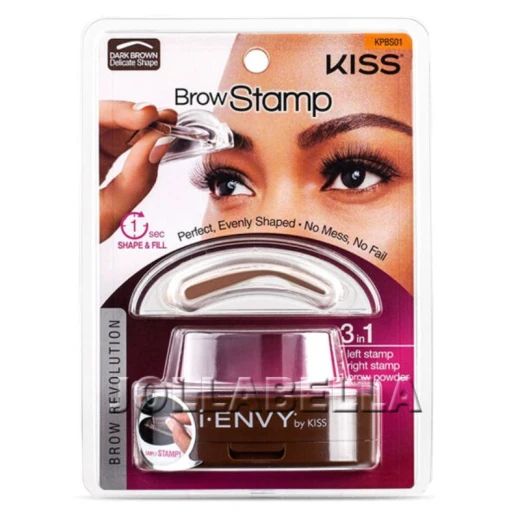 Kiss I Envy Brow Stamp Kit Natural Brown: Effortless Eyebrow Makeup for Flawless Brows in Seconds Kiss I Envy Brow Stamp Kit Natural Brown: Effortless Eyebrow Makeup for Flawless Brows in Seconds