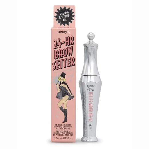 جل الحواجب الشفاف من Benefit Cosmetics 24 ساعة تثبيت طويل الأمد بحجم 0.06 أونصة سائلة بحجم السفر جل الحواجب الشفاف من Benefit Cosmetics 24 ساعة تثبيت طويل الأمد بحجم 0.06 أونصة سائلة بحجم السفر