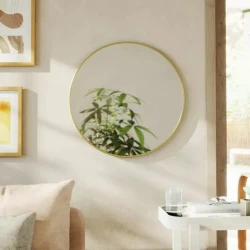Umbra wall mirror hubba brass 34