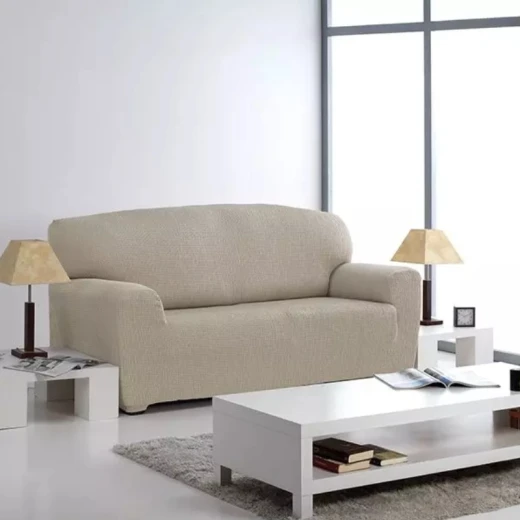 Textura Sofa Cover Diamante Beige 4Seat Textura Sofa Cover Diamante Beige 4Seat