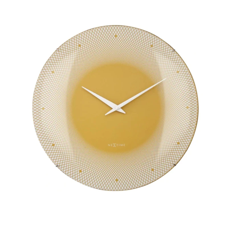 Nextime wall clock deep yellow 50 - Nextime