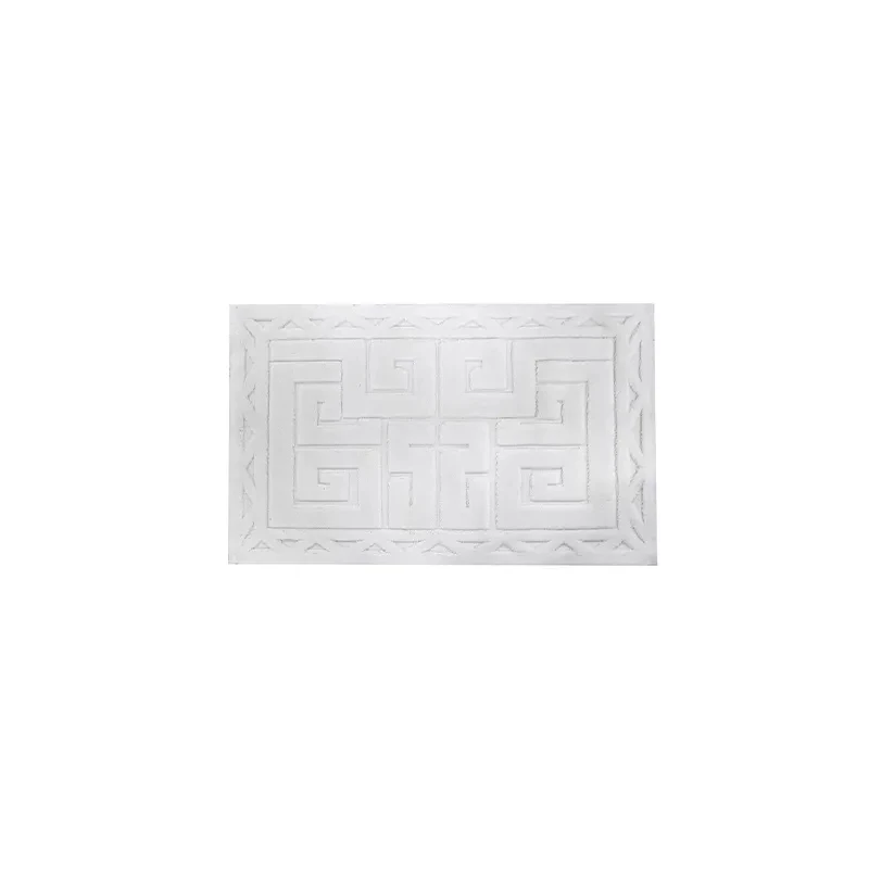 Nova home  bath rug floor art off white 2pcs set - Nova Home