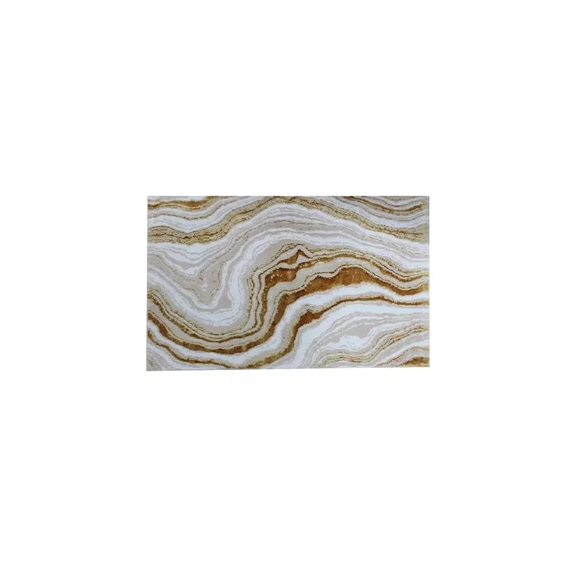 Nova home bath rug stone wave gold 2pcs set - Nova Home