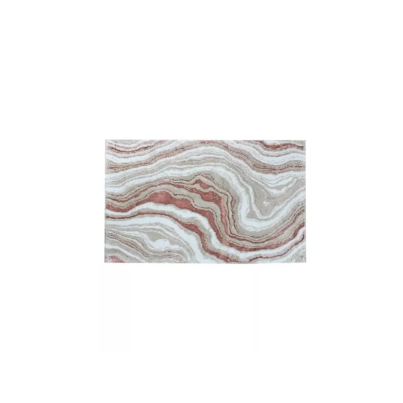 Nova home bath rug stone wave powder 2pcs set - Nova Home