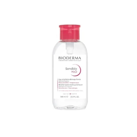 Bioderma Sensibio H2O Micellar Water 500ml Gentle Makeup Remover for Sensitive Skin Cleansing Solution