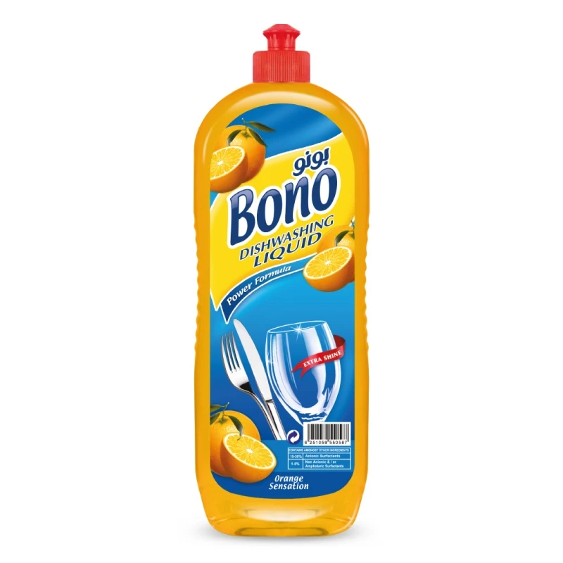 Bono Dish Washing Liquid Orange 400 Ml - Bono