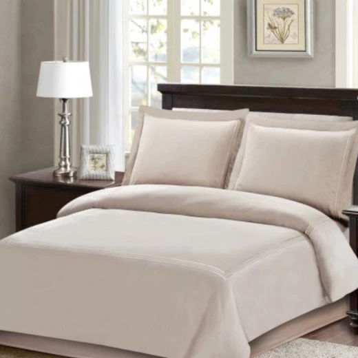 ARMN Nature soft Queen size Duvet Cover Set - Powder Pink 4-Piece ARMN Nature soft Queen size Duvet Cover Set - Powder Pink 4-Piece