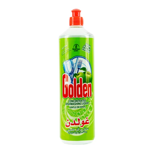 سائل غسيل الصحون برائحة التفاح 1 لتر من غولدن