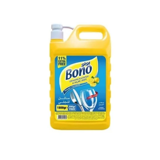 Bono Dishwashing Liquid Lemon Flavor 1.8 Liter Bono Dishwashing Liquid Lemon Flavor 1.8 Liter