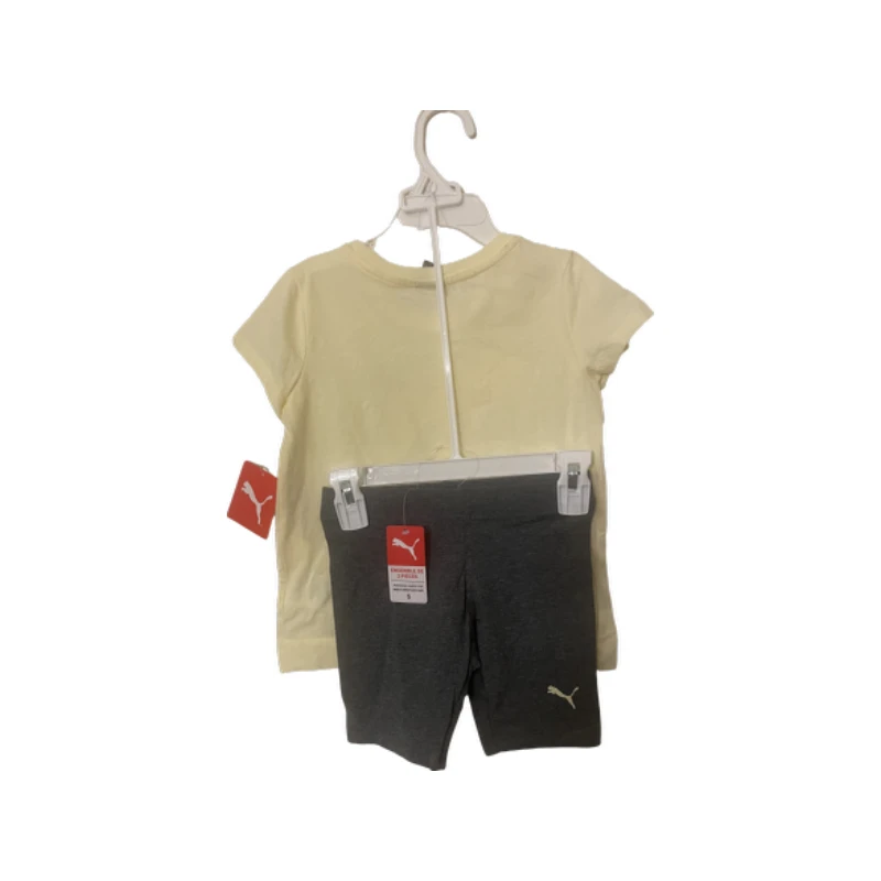 Puma Yellow Tshirt Set Anis Flower Style - PUMA