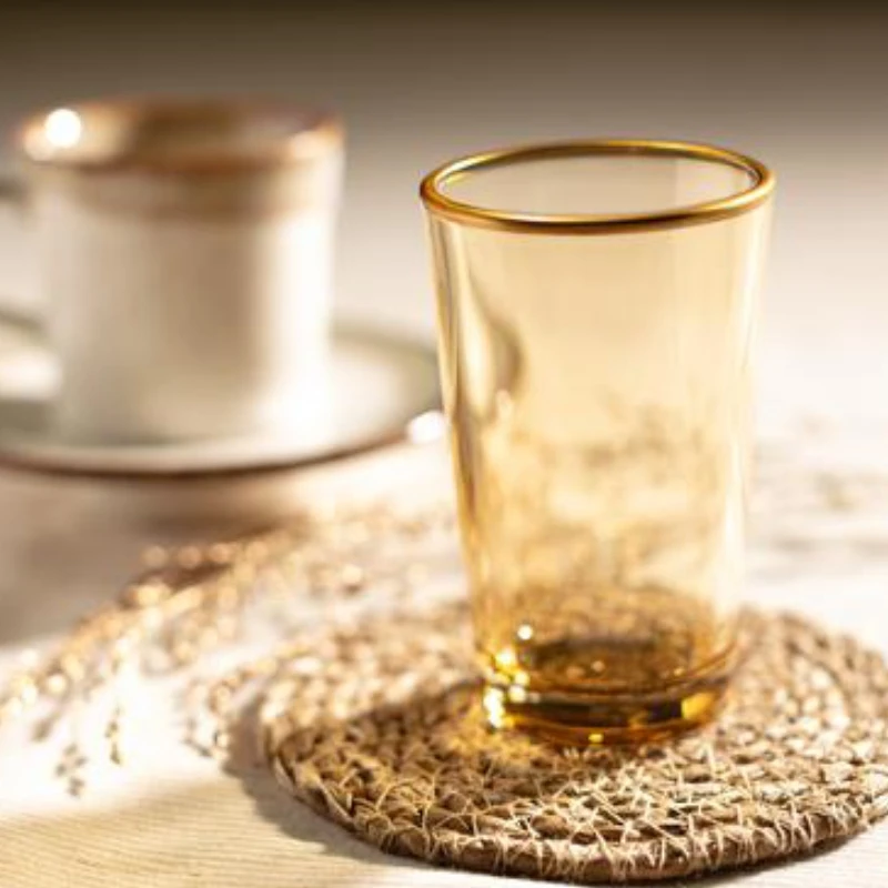 طقم نظارات جانبية للقهوة شابيل 4 قطع من مدام كوكو - مدام كوكو