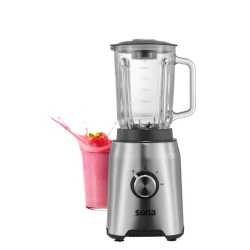 Sona Blender Glass & Stainless Steel Jug 1000W  1.5L