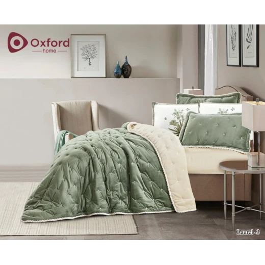 Oxford home laurel flannel comforter set king size 6 pcs Oxford home laurel flannel comforter set king size 6 pcs