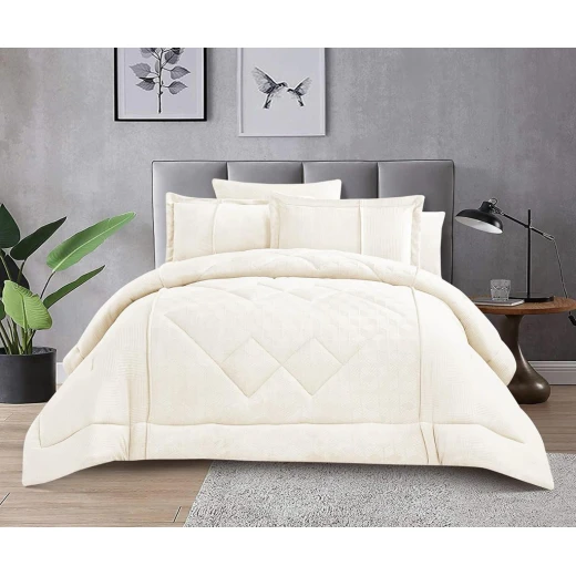 Oxford home grace flannel comforter set twin size 4 pcs Oxford home grace flannel comforter set twin size 4 pcs