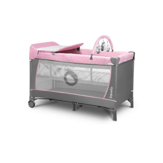 فلاور سرير أطفال متنقل وقفص لعب مع فرشة غيار 2 في 1 - زهر فلامينجو من ليونيلو فلاور سرير أطفال متنقل وقفص لعب مع فرشة غيار 2 في 1 - زهر فلامينجو من ليونيلو