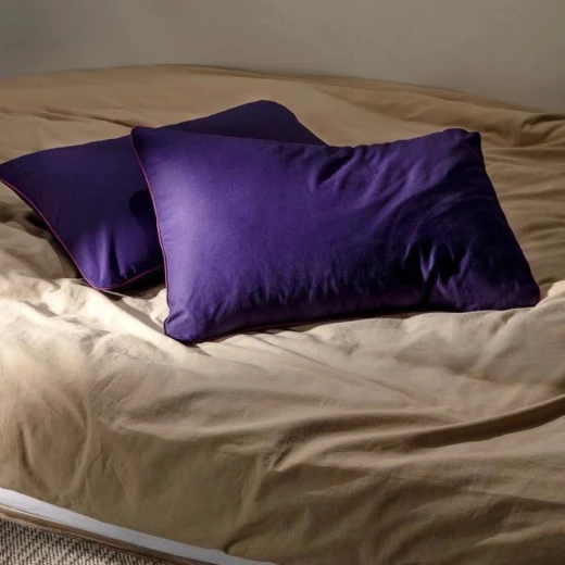 Madame Coco Tilda Pile Pillow Case Set Purple 50*70 cm Madame Coco Tilda Pile Pillow Case Set Purple 50*70 cm