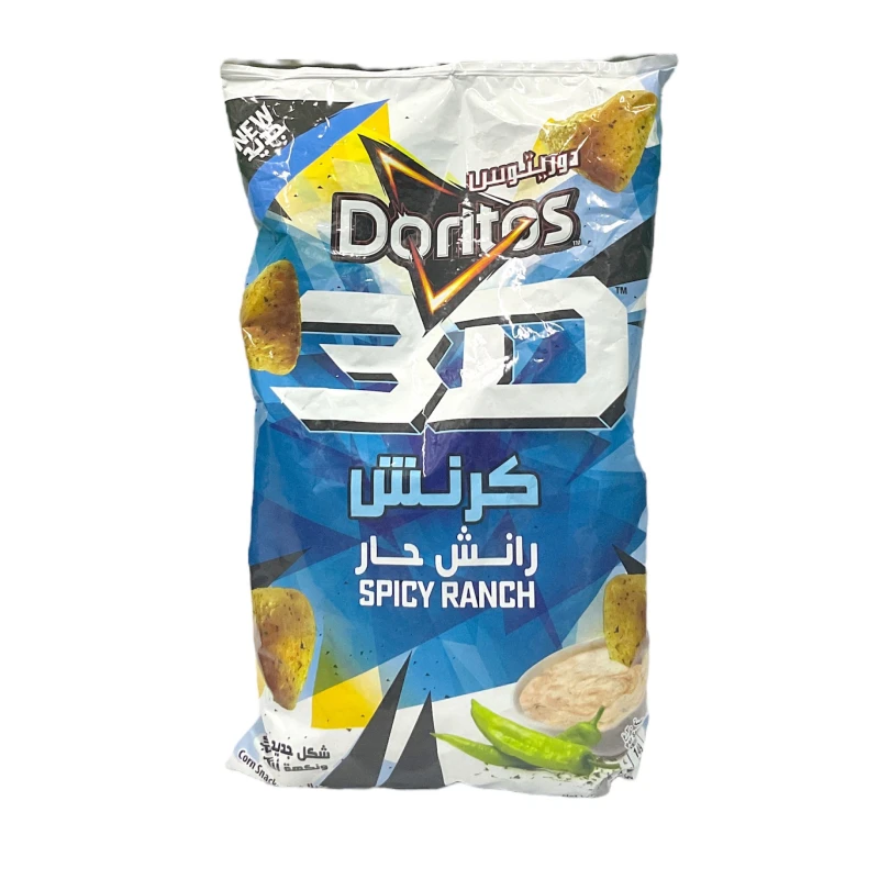 شيبس كرنش رانش حار 125 غرام من درويتوس - دوريتوس