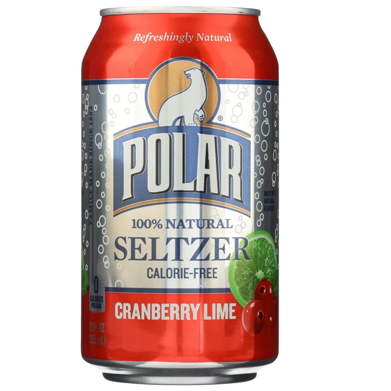 بولار مياه غازية بنكهة التوت البري و الليمون - Polar
