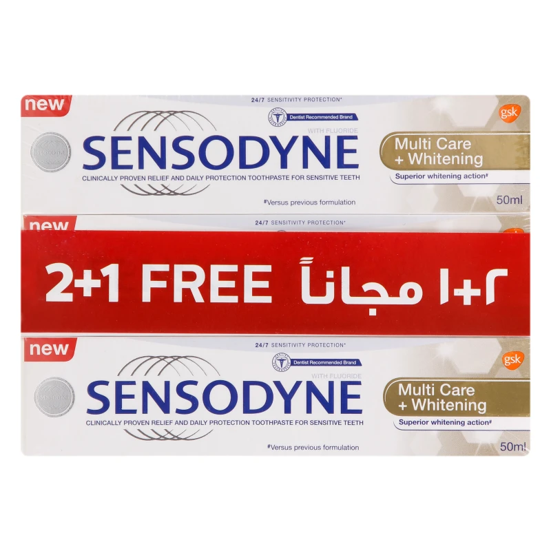 Sensodyne multi care 50 ml 1*3 - Sensodyne