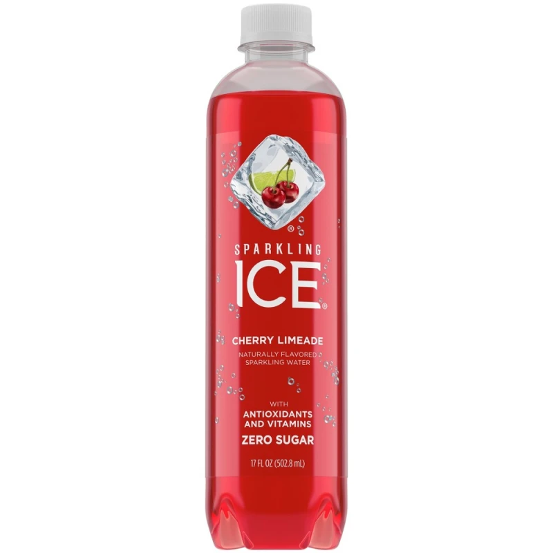 مياه ايس الفوار نكهة لايم و كرز 502.8 مل - Sparkling Ice