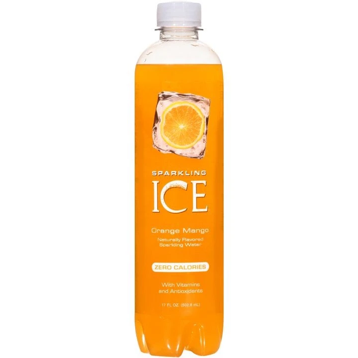 مياه ايس الفوار بنكهة البرتقال و المنجا 502.8 مل - Sparkling Ice