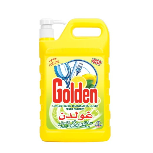غولدن صابون سائل للجلي ليمون 2 لتر مع مضخة غولدن صابون سائل للجلي ليمون 2 لتر مع مضخة
