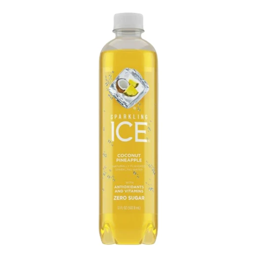 مياه ايس الفوار بنكهة الاناناس و جوز الهند 502.8 مل - Sparkling Ice - Image 2