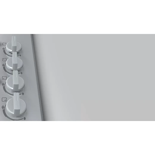 Bosch Serie 4 Stainless Steel Gas Hob 60cm - Effortless Cooking with Safety Features. This stylish gas hob offers precise control and peace of mind. Easy to clean and perfect for any kitchen. - BOSCH - Image 5