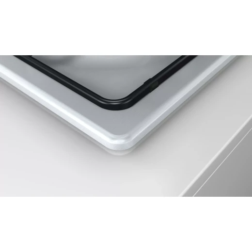 Bosch Serie 4 Stainless Steel Gas Hob 60cm - Effortless Cooking with Safety Features. This stylish gas hob offers precise control and peace of mind. Easy to clean and perfect for any kitchen. - BOSCH - Image 4