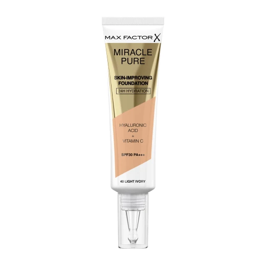 Max factor miracle pure skin improving foundation 040 light ivory 30 ml Max factor miracle pure skin improving foundation 040 light ivory 30 ml