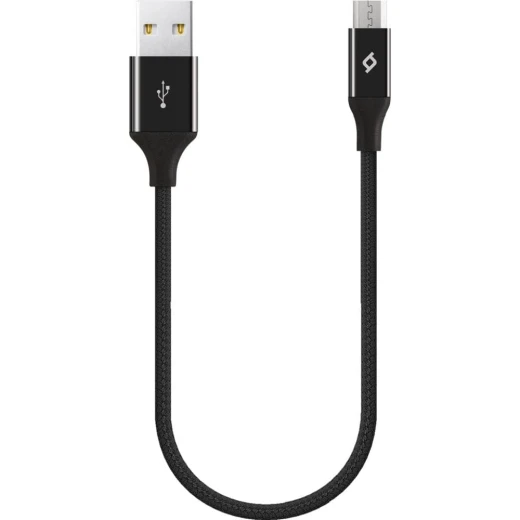 ttec AlumiCable Micro USB Charge / Data Mini Cable , 30cm , Black ttec AlumiCable Micro USB Charge / Data Mini Cable , 30cm , Black