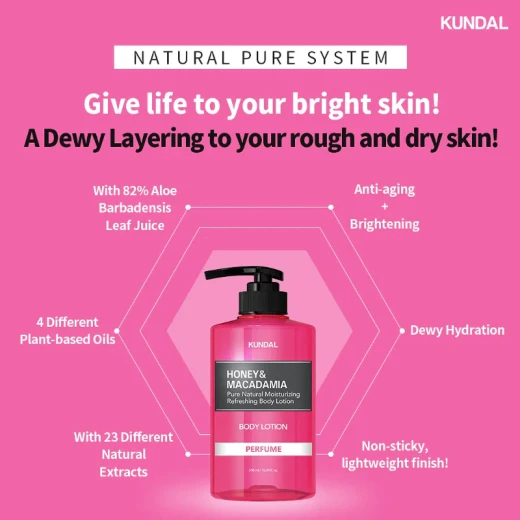 Kundal body lotion amber vanilla 500ml - Kundal - Image 2