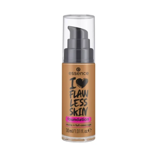 Essence I Love Flawless Skin Foundation Dark Beige 130 Matte Finish 30ml Makeup Essence I Love Flawless Skin Foundation Dark Beige 130 Matte Finish 30ml Makeup