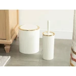 طقم حمام ايفيلين 19x21,5 سم+10x10x37 - انجلش هوم