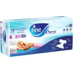Fine care incontinence unisex adult briefs diapers waist (up to 178 cm) x- large-pack of 36 diapers - Fine