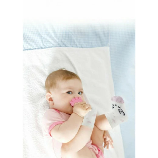 Babyjem teether socks pink - BabyJem - Image 2