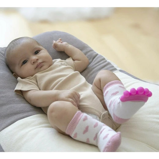 Babyjem teether socks pink - BabyJem - Image 3