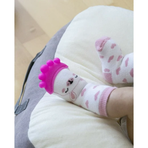 Babyjem teether socks pink - BabyJem - Image 4