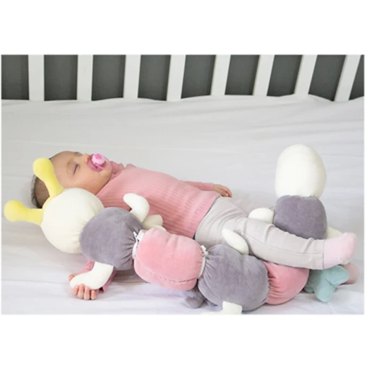 Babyjem caterpillar toy pillow pink - BabyJem - Image 5