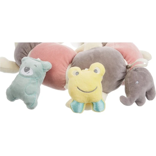 Babyjem caterpillar toy pillow pink - BabyJem - Image 3