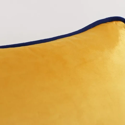 Nova Home Velvet Cushion Cover, Yellow, 47x47 Cm - Nova Home - Image 3