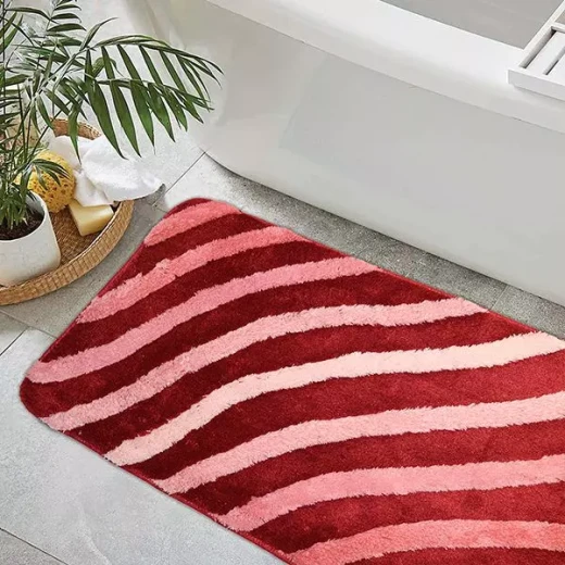 Nova Home Cable Bath Mat, Pink Color, Size 70*120 - Nova Home - Image 3