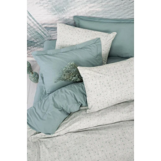 Nova Home Duvet Cover, Single /Twin Single, Light Green Color ,3 Pieces - Nova Home - Image 2