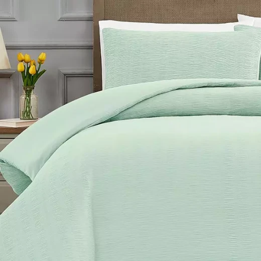Nova Home Crinkled Comforter Single /Twin Single, Green Color ,3 Pieces - Nova Home - Image 8