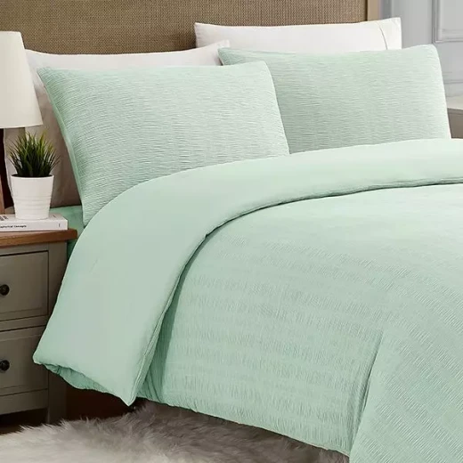 Nova Home Crinkled Comforter Single /Twin Single, Green Color ,3 Pieces - Nova Home - Image 7