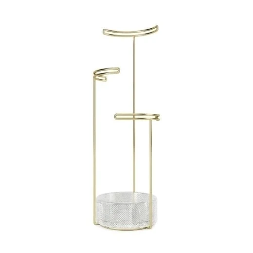 Umbra "Tesora" Jewelry Stand - Brass - Umbra - Image 4
