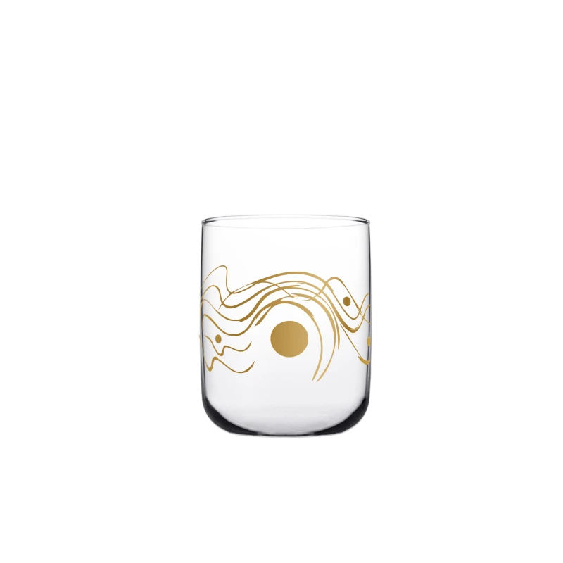 Dimlaj Kawkab Set of 6 Pcs Short Tumblers (Gold) - DIMLAJ