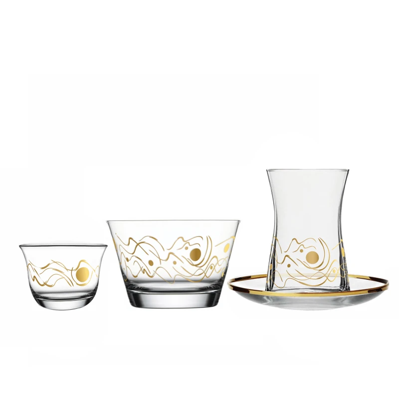 Dimlaj kawkab tea & coffee set (19 pcs) - DIMLAJ