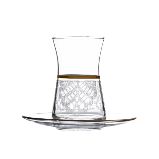 Dimlaj Mood Set of 6 Pcs Tea Cups (Gold) Dimlaj Mood Set of 6 Pcs Tea Cups (Gold)