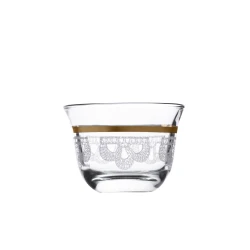 Dimlaj Mood Set of 6 Pcs Arabic Coffee Cups (Gold)